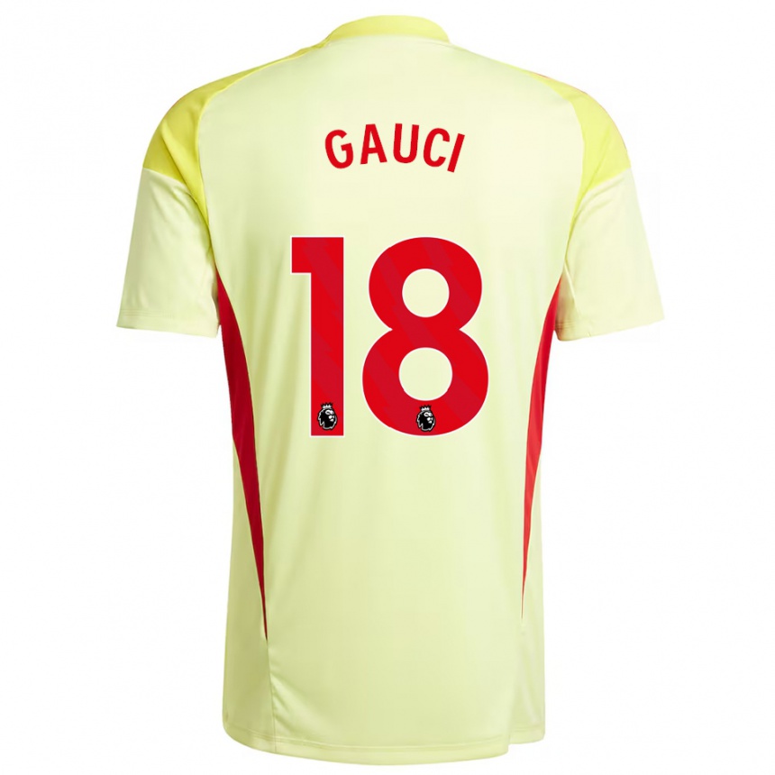 נשים כדורגל ג'ו גאוסי #18 צהוב בהיר חולצת שוער 2025/26