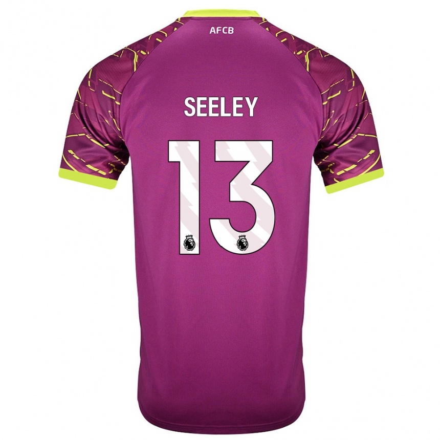 נשים כדורגל Will Seeley #13 מג'נטה כהה חולצת שוער 2025/26