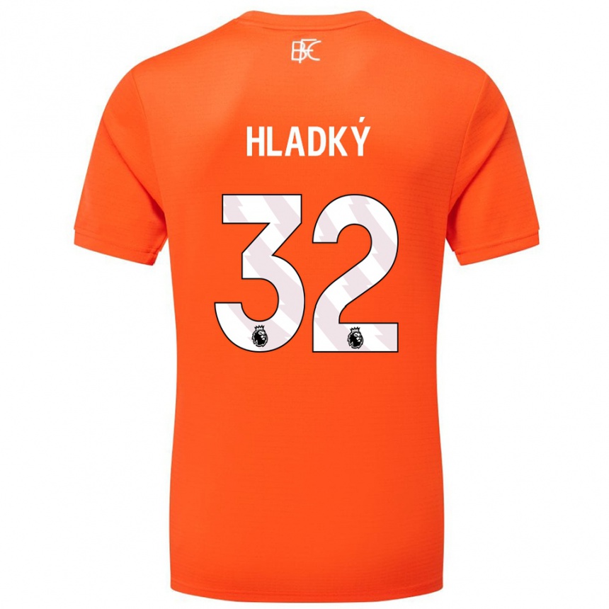 נשים כדורגל ואצלב הלדקי #32 כתום לבן חולצת שוער 2025/26