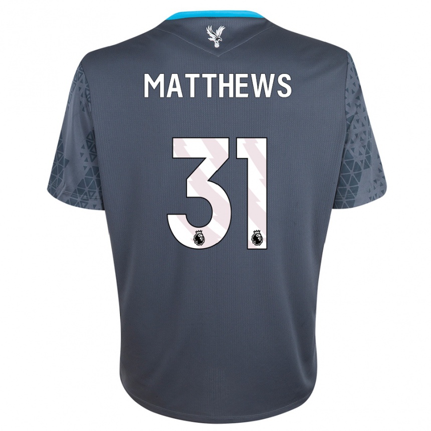 נשים כדורגל רמי מת׳יוס #31 אפור כהה לבן חולצת שוער 2025/26