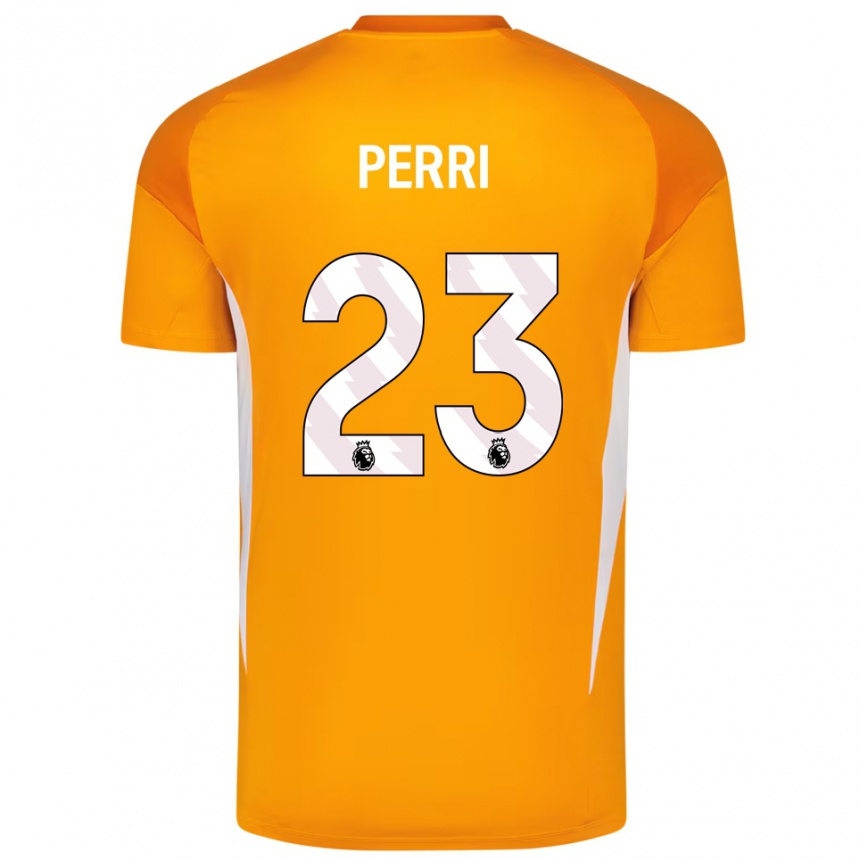 נשים כדורגל לוקאס פרי #23 כתום לבן חולצת שוער 2025/26