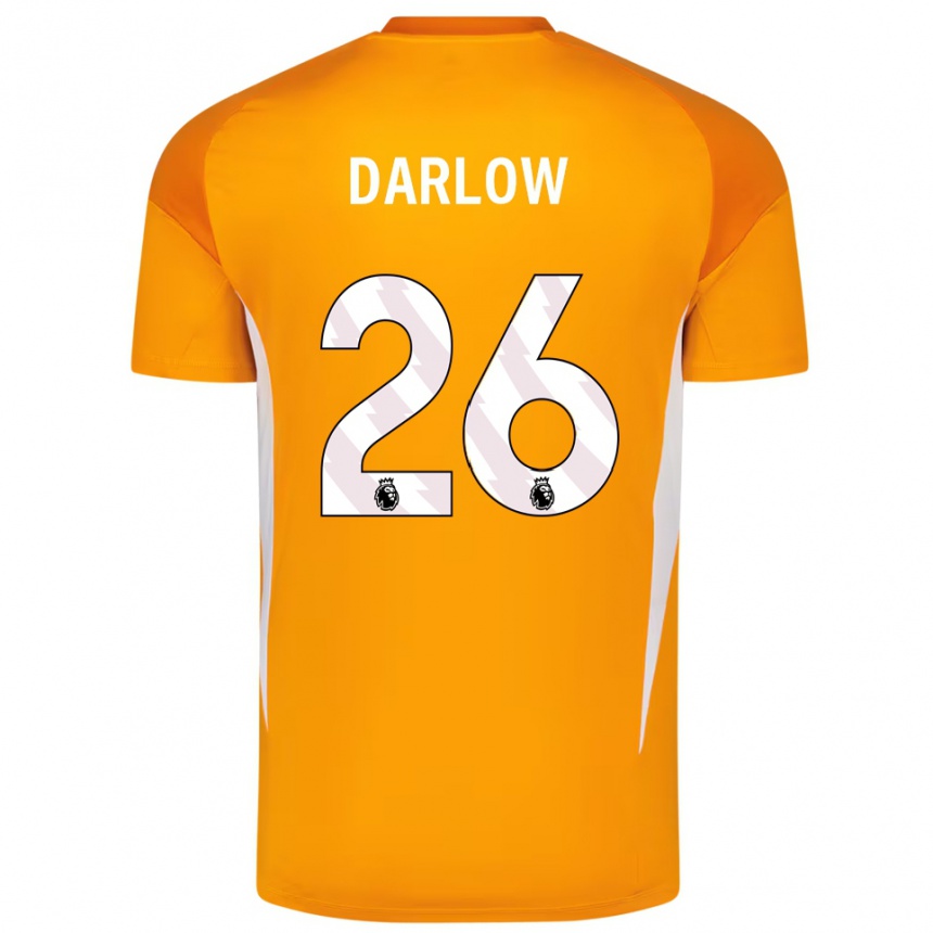 נשים כדורגל קארל דארלו #26 כתום לבן חולצת שוער 2025/26