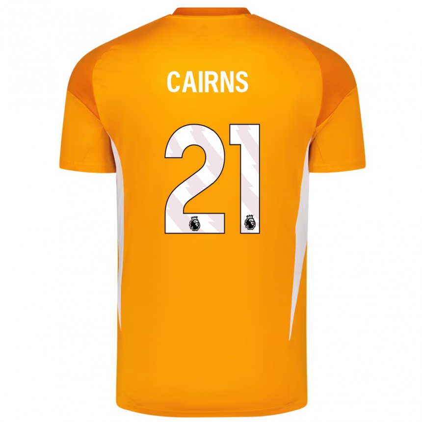 נשים כדורגל אלכס קיירנס #21 כתום לבן חולצת שוער 2025/26