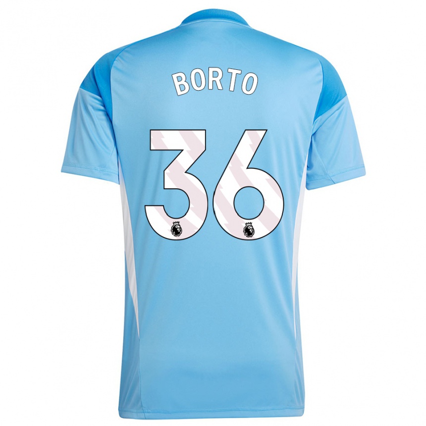 נשים כדורגל אלכסנדר פול בורטו #36 כחול לבן חולצת שוער 2025/26