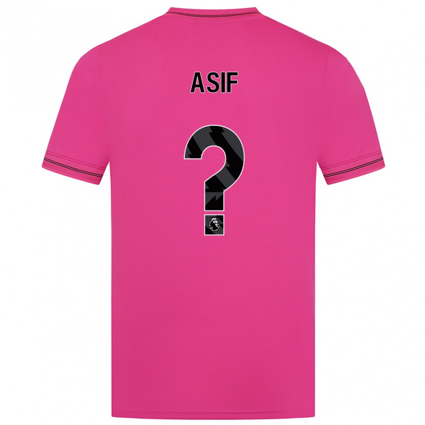 נשים כדורגל Dawood Asif #0 מג'נטה שחור חולצת שוער 2025/26