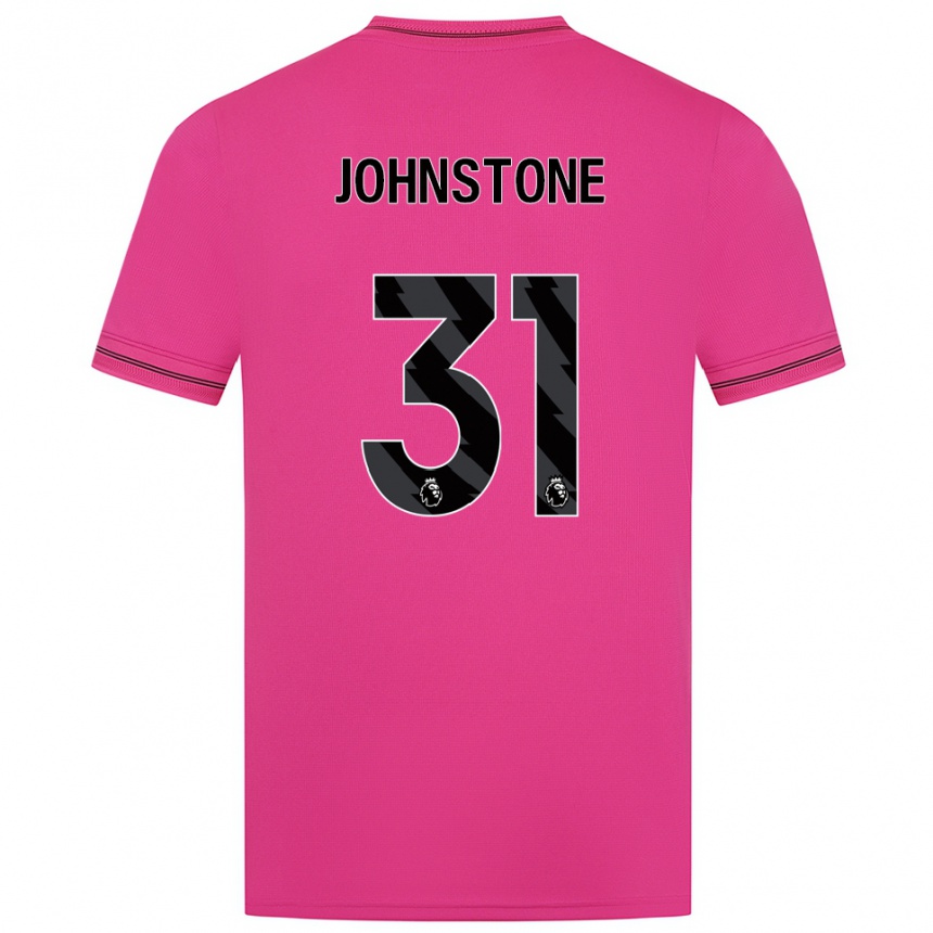 נשים כדורגל סם ג'ונסטון #31 מג'נטה שחור חולצת שוער 2025/26