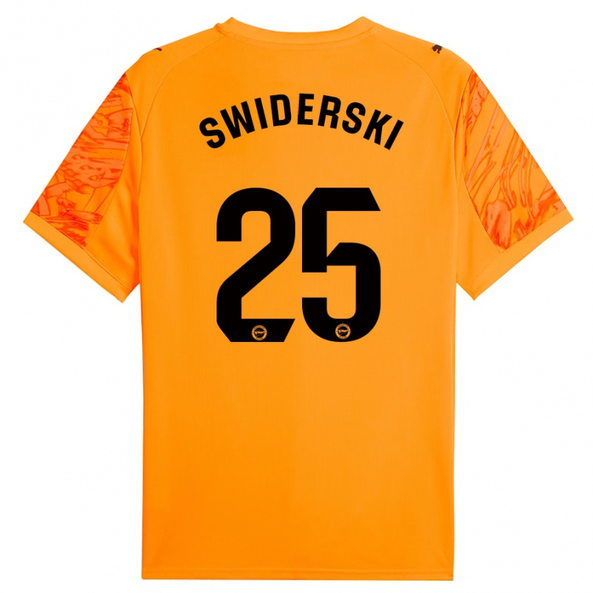 נשים כדורגל גרגואר סוידרסקי #25 כתום שחור חולצת שוער 2025/26