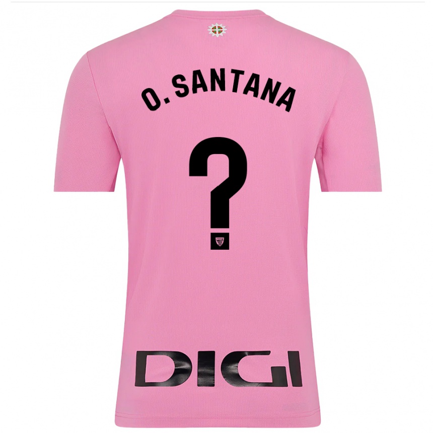 נשים כדורגל אולאטס סנטנה אמאדו #0 ורוד שחור חולצת שוער 2025/26