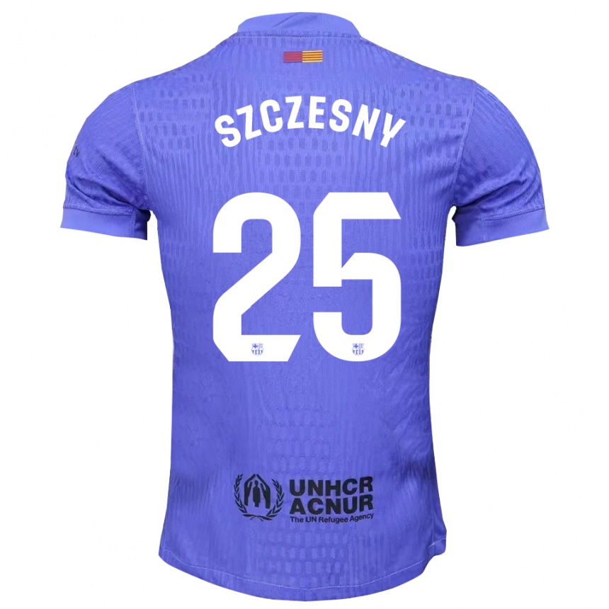 נשים כדורגל וויצ'ך שצ'נסני #25 כחול שחור חולצת שוער 2025/26