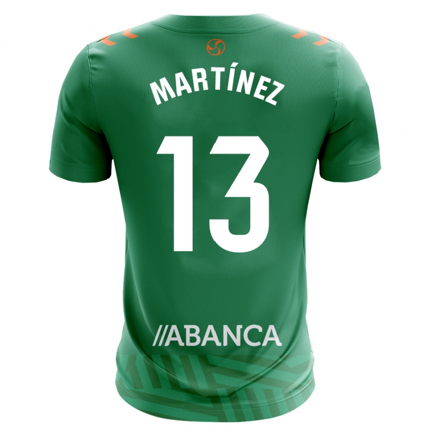 נשים כדורגל Naiara Martínez #13 ירוק לבן חולצת שוער 2025/26