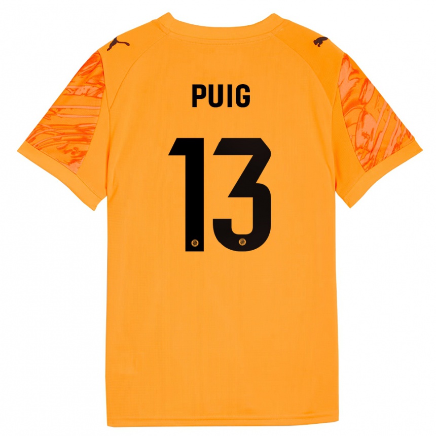 נשים כדורגל סרג'י פויג #13 כתום שחור חולצת שוער 2025/26