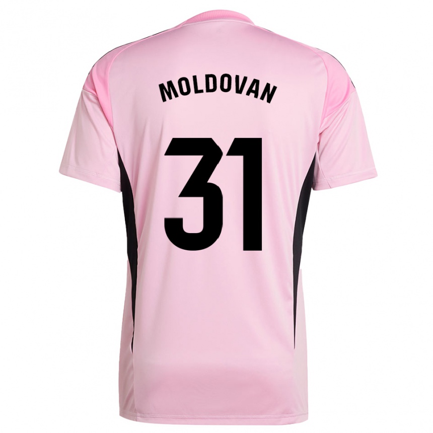 נשים כדורגל הוראציו מולדובן #31 ורוד שחור חולצת שוער 2025/26