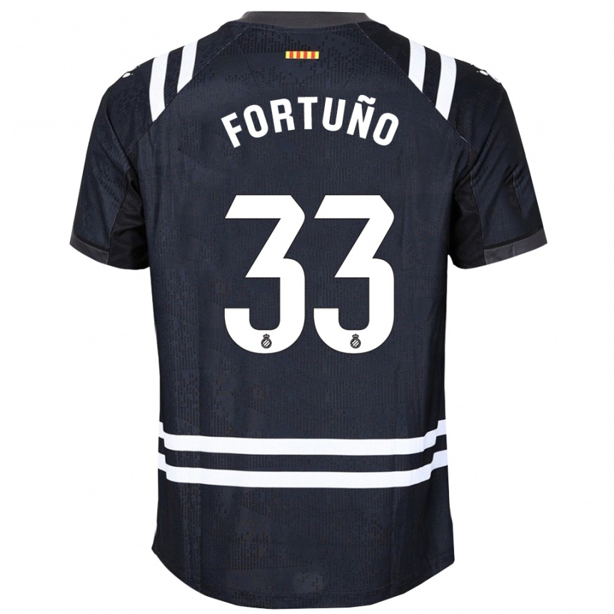 נשים כדורגל אנחל פורטוניו #33 שחור לבן חולצת שוער 2025/26