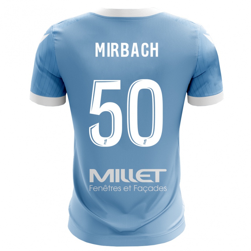 נשים כדורגל אלקסיס מירבאך #50 תכלת בהיר חולצת שוער 2025/26