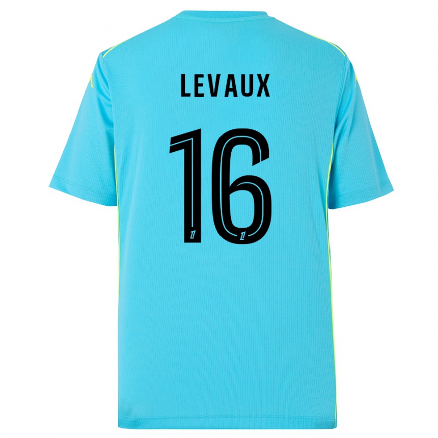 נשים כדורגל Lana Levaux #16 כחול שמיים שחור חולצת שוער 2025/26