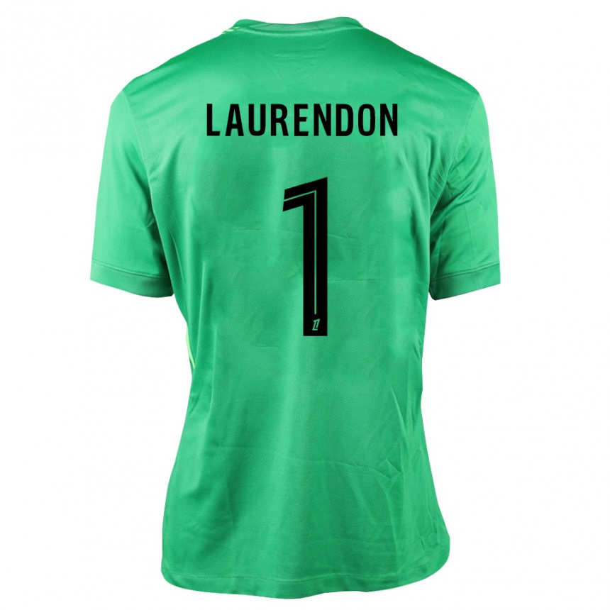 נשים כדורגל בילאל לורנדון #1 ירוק שחור חולצת שוער 2025/26