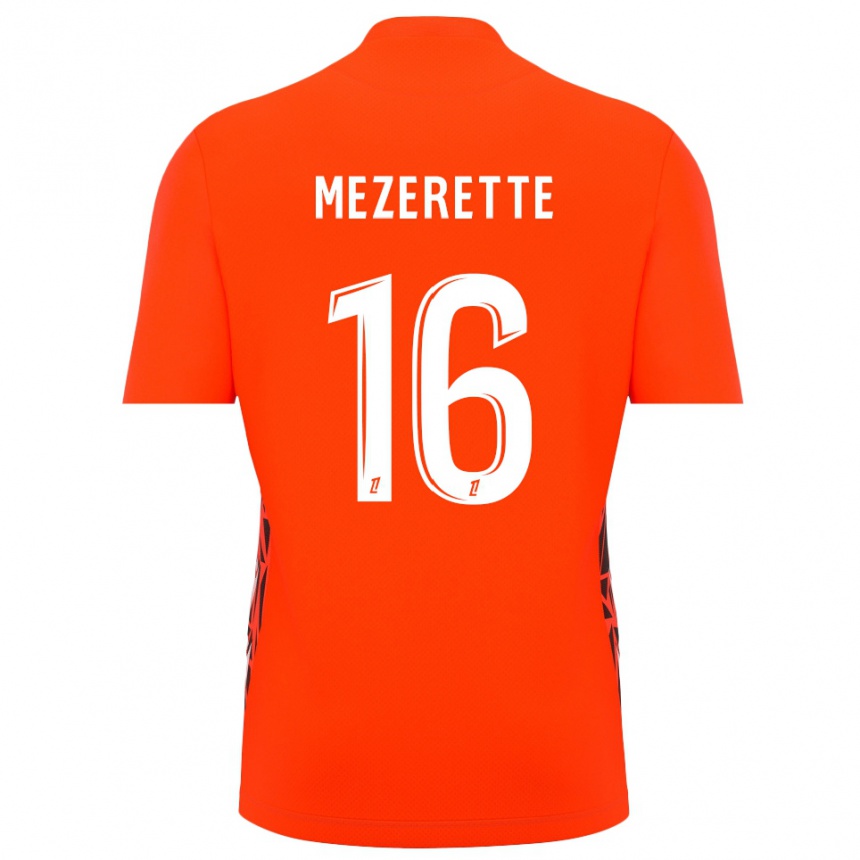 נשים כדורגל Louis Mezerette #16 לבן כתום חולצת שוער 2025/26