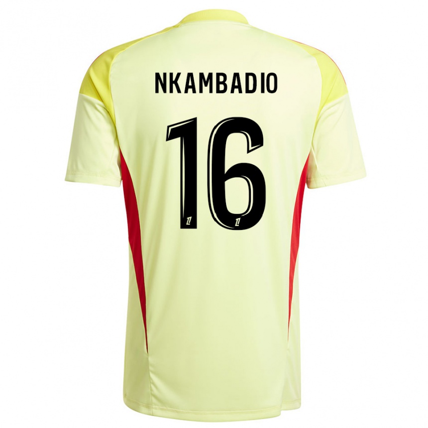 נשים כדורגל עובד אנקאמבאדיו #16 צהוב שחור בהיר חולצת שוער 2025/26