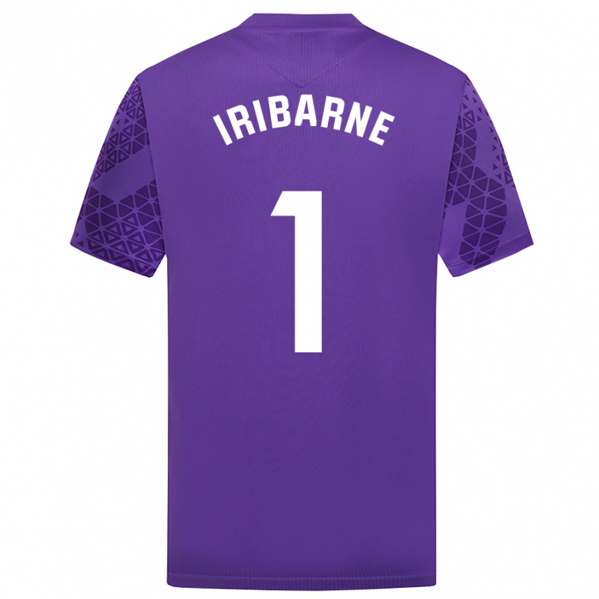 נשים כדורגל ברונו איריברנה #1 סגול לבן חולצת שוער 2025/26