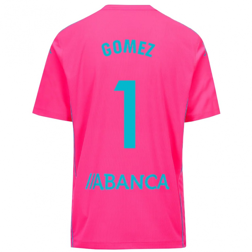 נשים כדורגל יוענה גומס #1 ורוד עמוק שחור חולצת שוער 2025/26