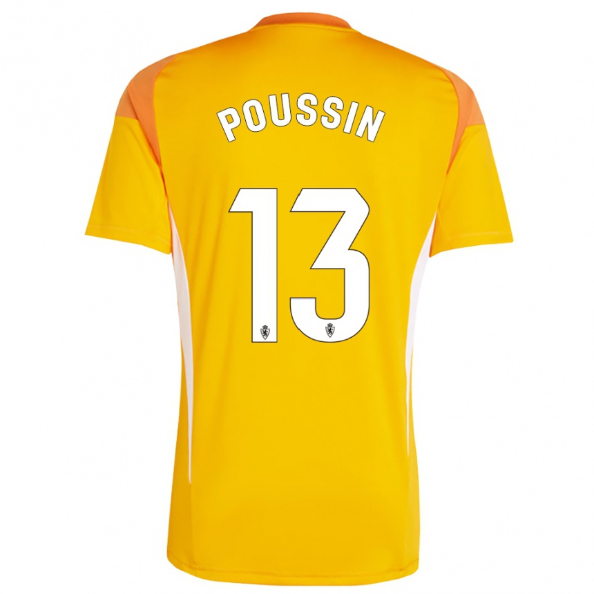 נשים כדורגל גאטן פוסן #13 צהוב כתום כהה חולצת שוער 2025/26