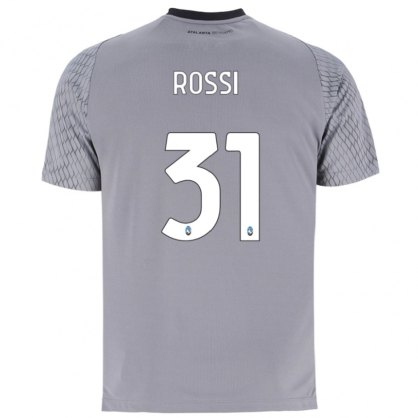 נשים כדורגל פרנצ'סקו רוסי #31 אפור כחול אדום חולצת שוער 2025/26