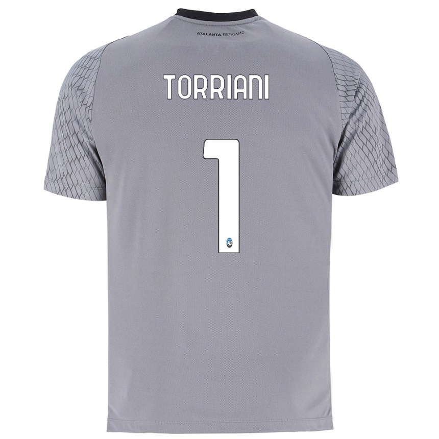 נשים כדורגל אנדריאה טוריאני #1 אפור כחול אדום חולצת שוער 2025/26