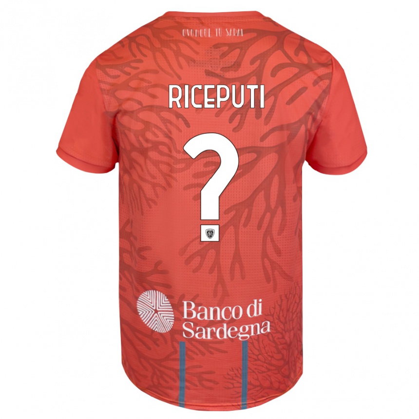 נשים כדורגל Davide Riceputi #0 כתום אדום לבן חולצת שוער 2025/26