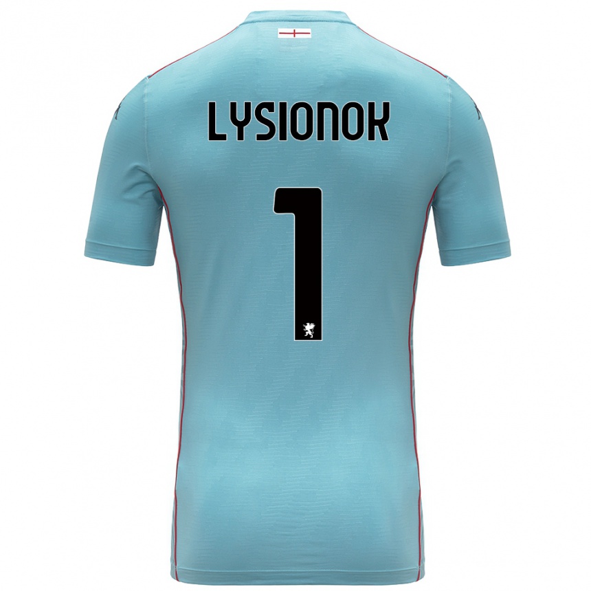 נשים כדורגל Ernestas Lysionok #1 אפור כחול חולצת שוער 2025/26