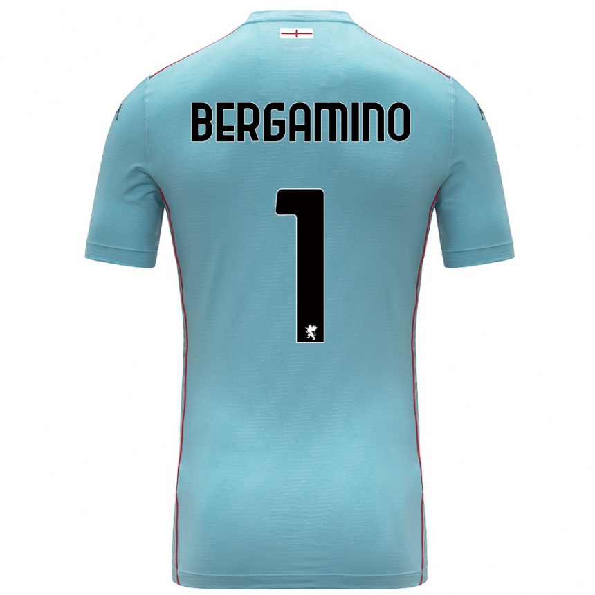 נשים כדורגל Giovanni Bergamino #1 אפור כחול חולצת שוער 2025/26