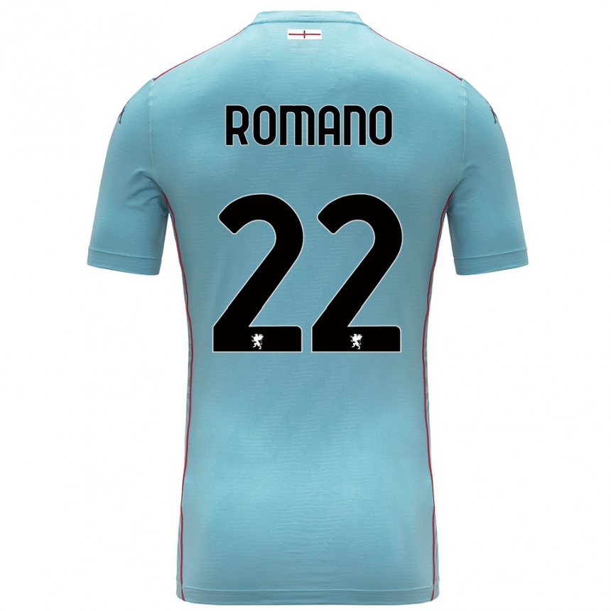 נשים כדורגל Andrew Romano #22 אפור כחול חולצת שוער 2025/26