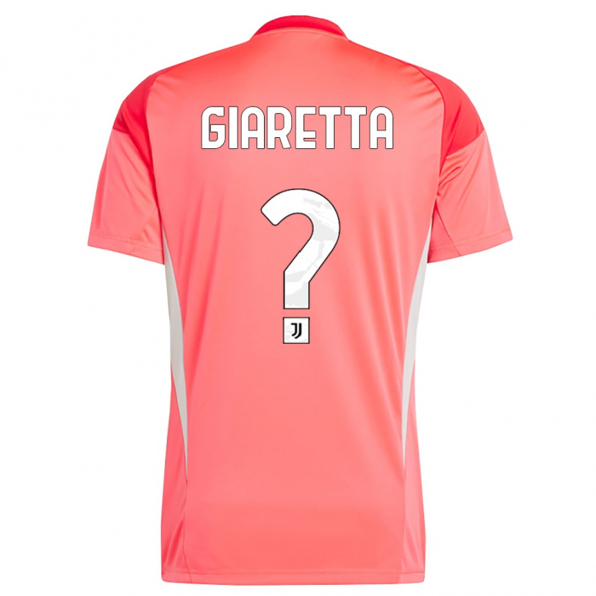 נשים כדורגל Emanuele Giaretta #0 כתום אדום חולצת שוער 2025/26