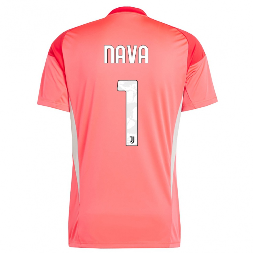 נשים כדורגל סבסטיאנו נאוה #1 כתום אדום חולצת שוער 2025/26