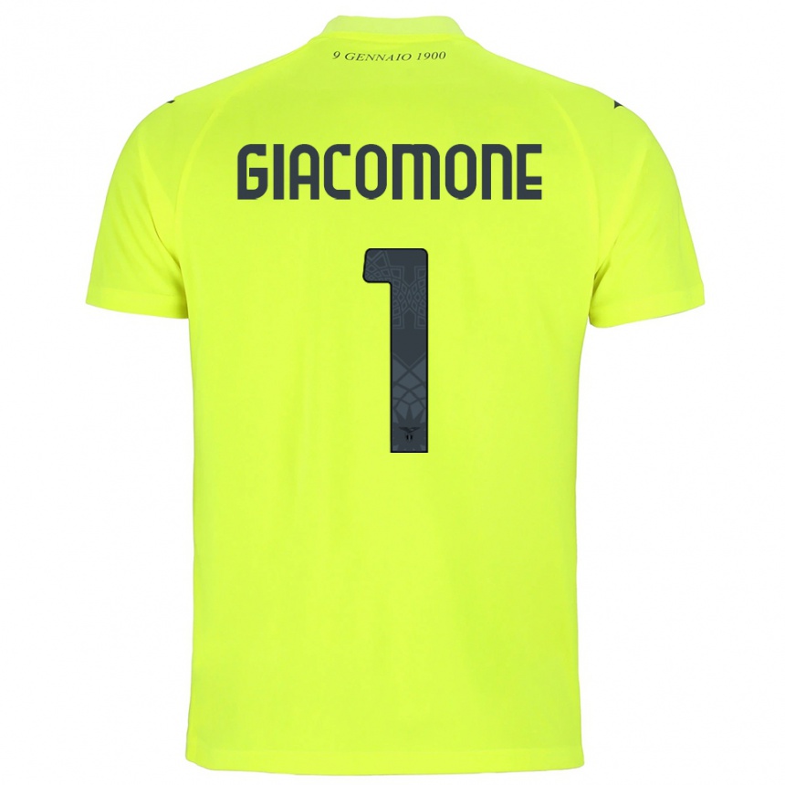 נשים כדורגל Giacomo Giacomone #1 ירוק פלורסנט חולצת שוער 2025/26