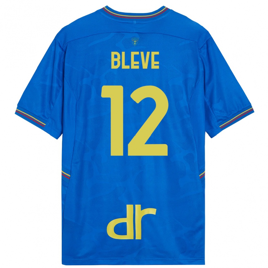 נשים כדורגל Daniele Bleve #12 כחול מלכותי חום חולצת שוער 2025/26