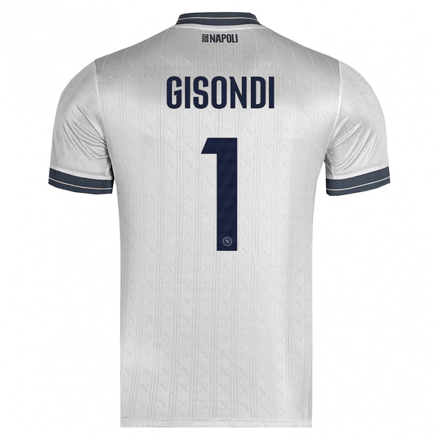 נשים כדורגל פרנצ׳סקו ג׳יסונדי #1 אפור בהיר חולצת שוער 2025/26