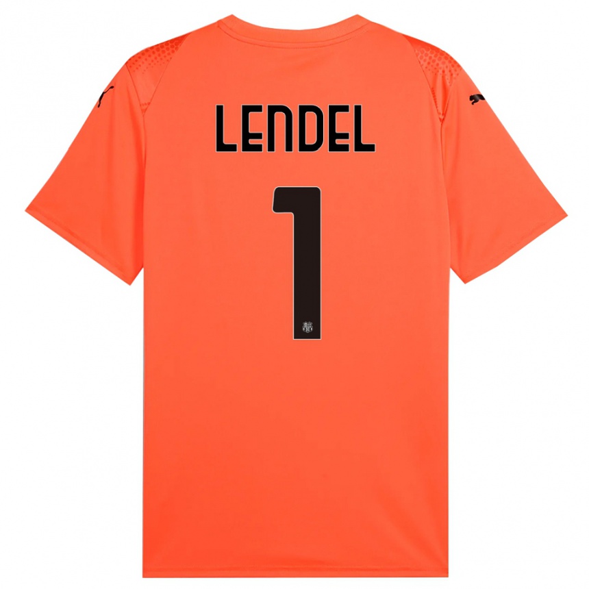 נשים כדורגל דווידה לנדל #1 שחור כתום חולצת שוער 2025/26