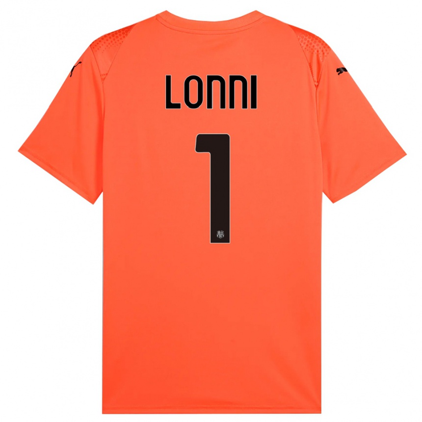 נשים כדורגל ליה לוני #1 שחור כתום חולצת שוער 2025/26