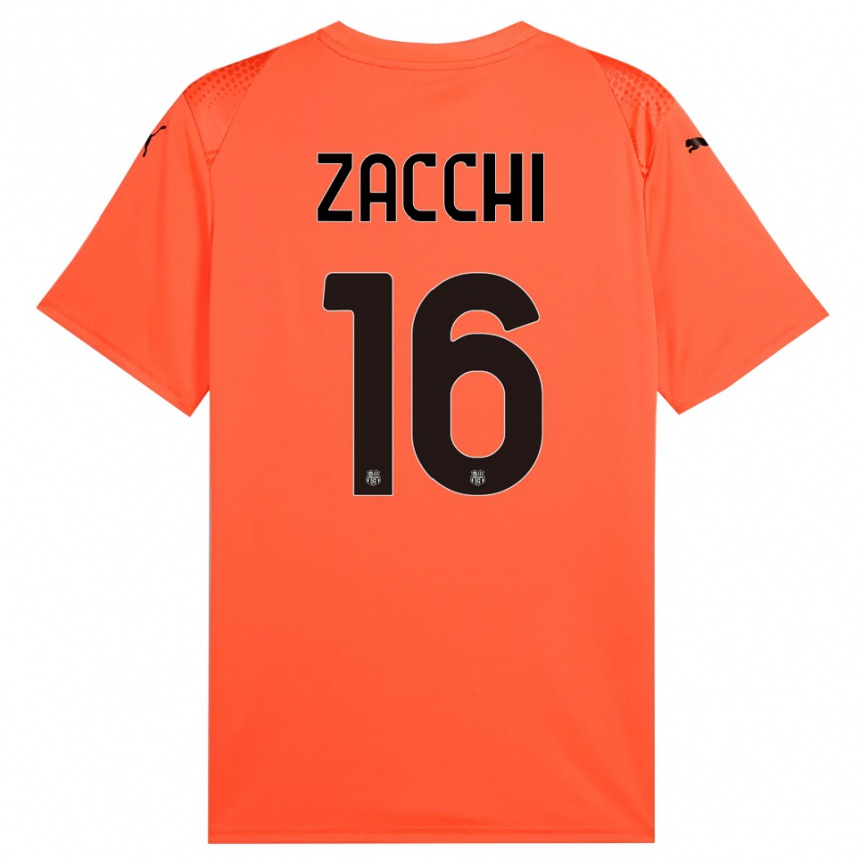 נשים כדורגל ג'ואלה זאקי #16 שחור כתום חולצת שוער 2025/26