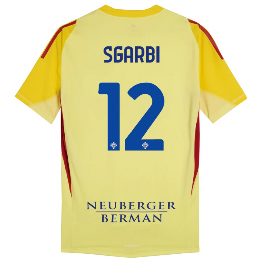 נשים כדורגל דילן סגארבי #12 צהוב בהיר שחור חולצת שוער 2025/26