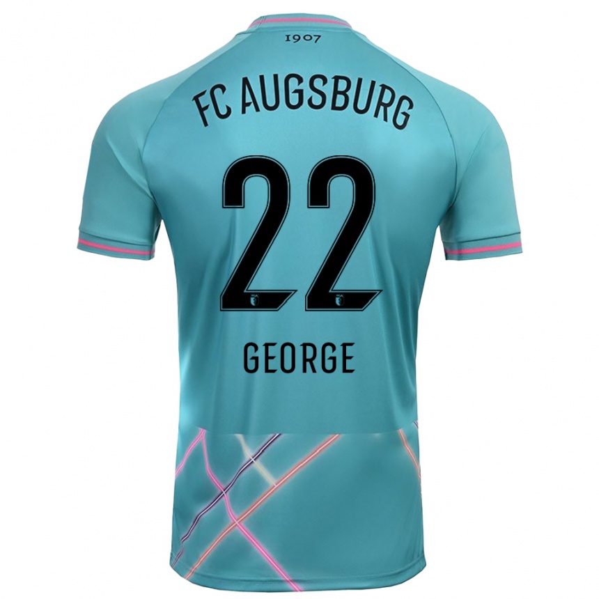 נשים כדורגל Noah George #22 ירוק ים בהיר חולצת שוער 2025/26