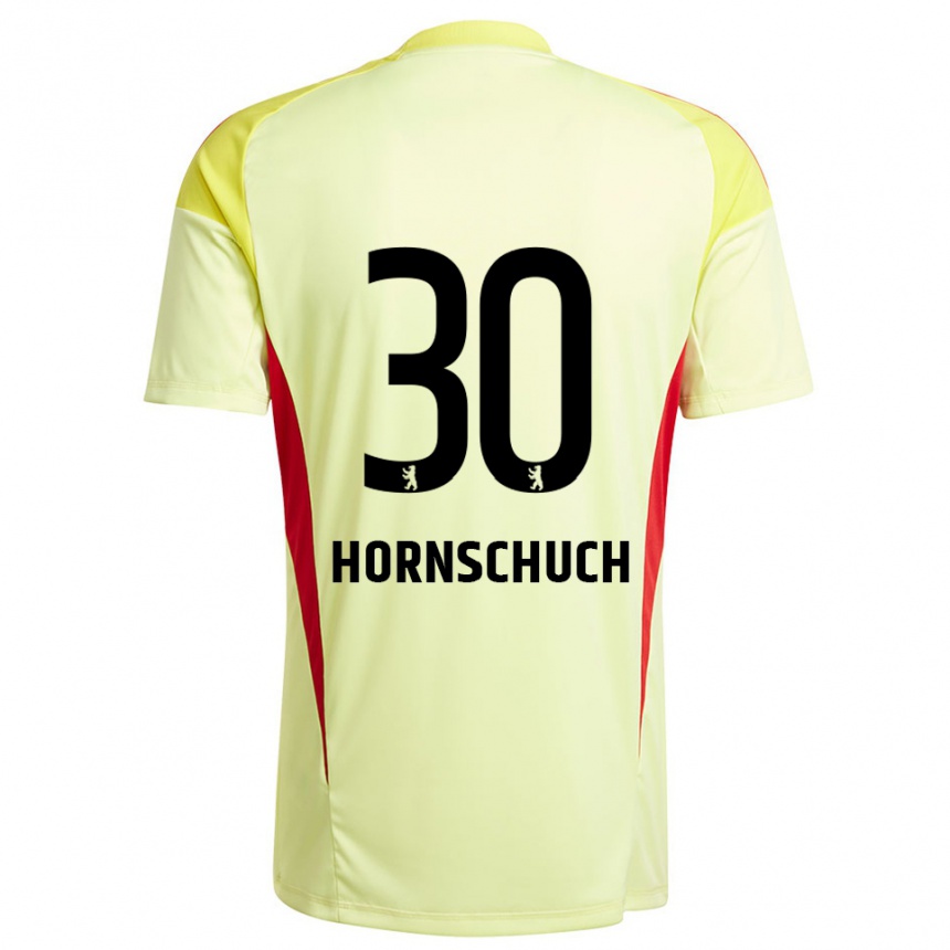 נשים כדורגל שרה הורנשיץ' #30 צהוב בהיר שחור חולצת שוער 2025/26
