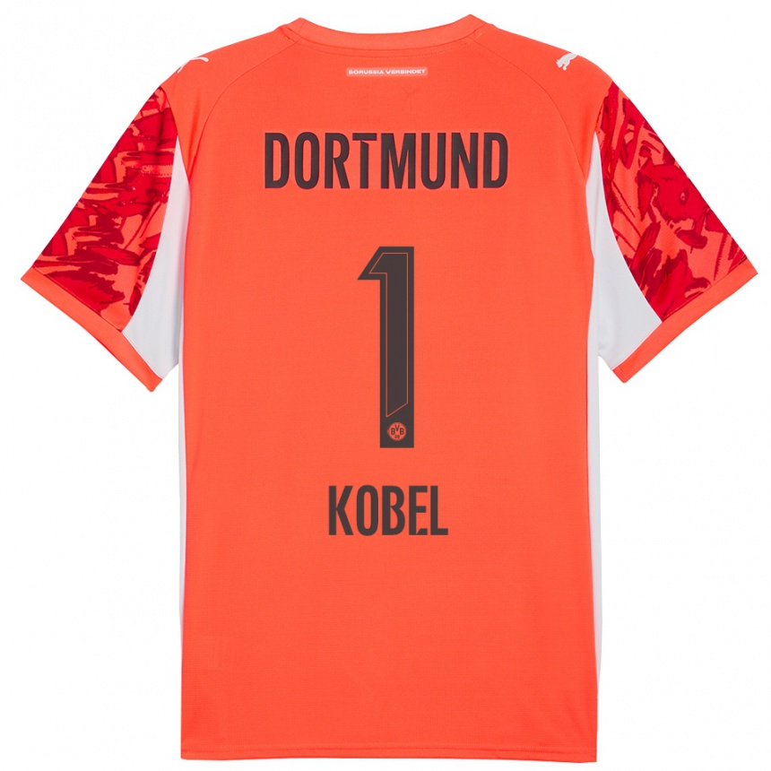 נשים כדורגל גרגור קובל #1 כתום אדום חולצת שוער 2025/26