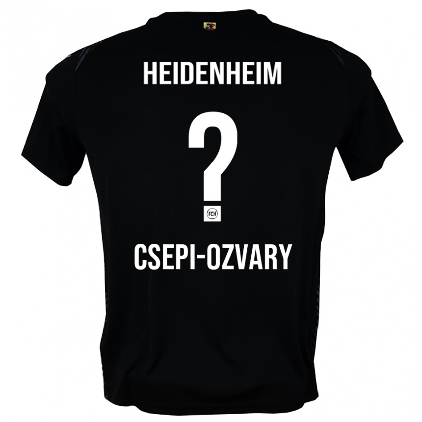 נשים כדורגל Marcell Csepi-Ozvary #0 אפור כהה שחור חולצת שוער 2025/26