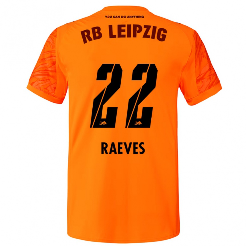 נשים כדורגל Dries Raeves #22 כתום אדום חולצת שוער 2025/26