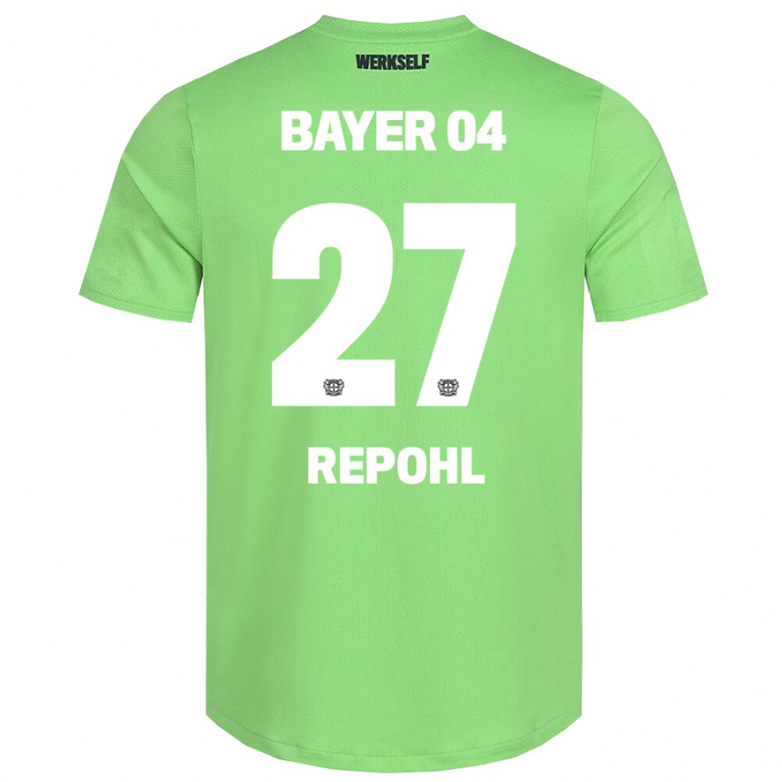 נשים כדורגל פרדריקה רפול #27 לבן ירוק בהיר חולצת שוער 2025/26