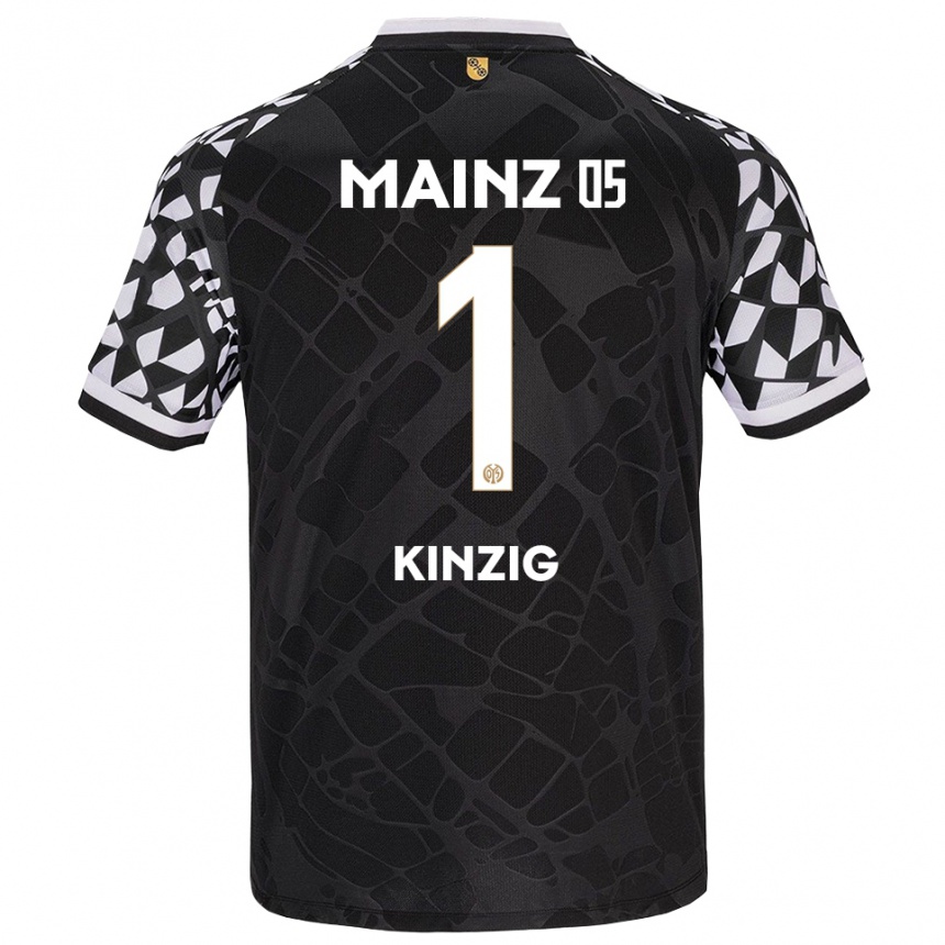 נשים כדורגל מקסימיליאן קינציג #1 שחור לבן חולצת שוער 2025/26