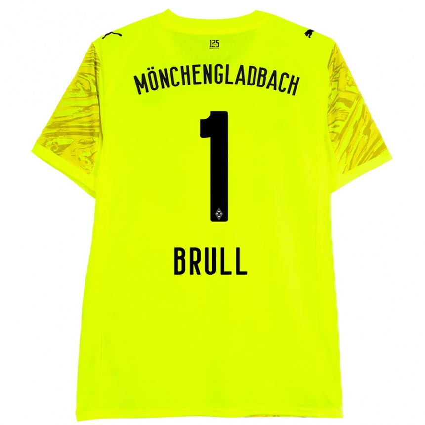 נשים כדורגל מקסימיליאן בריל #1 שחור צהוב חולצת שוער 2025/26
