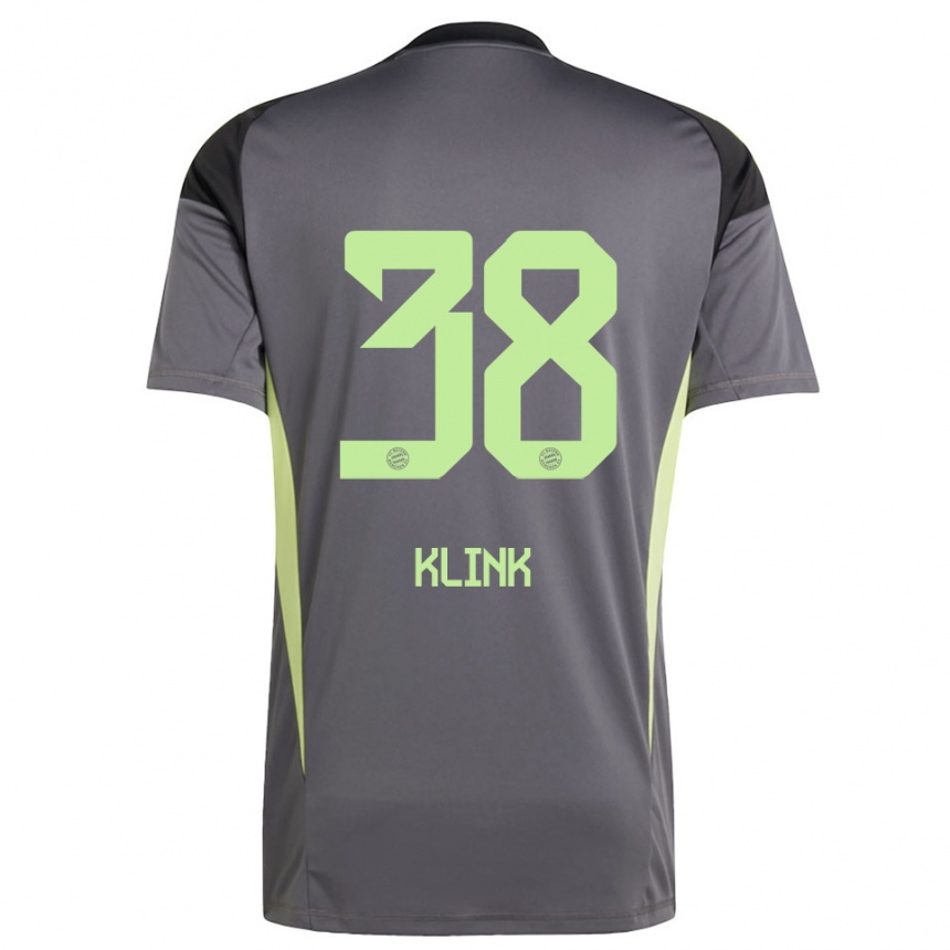 נשים כדורגל אנה קלינק #38 צהוב ירוק שחור חולצת שוער 2025/26