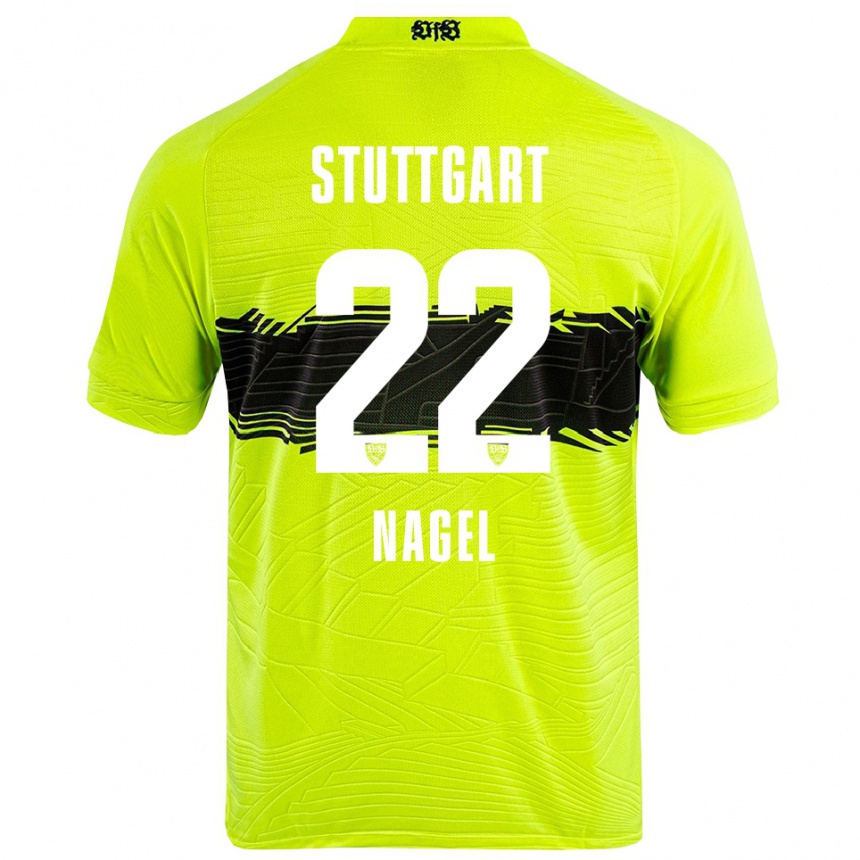 נשים כדורגל Lucas Nagel #22 צהוב ירוק שחור חולצת שוער 2025/26